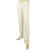 Kiton White Pants Classic Cigarette Baumwalle Cotton Trousers - sz 40