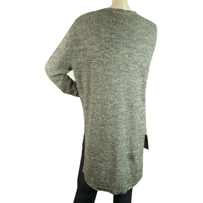 Surface to air Gray Cotton Longer at The Back Cardi Cardigan Top size 36