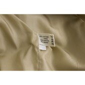 Miu Miu Beige Suede Leather Classic Three Buttons Jacket size 42