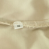 American Vintage Cream Soft Lyocell Short Sleeve Belted Overall Jumpsuit size S