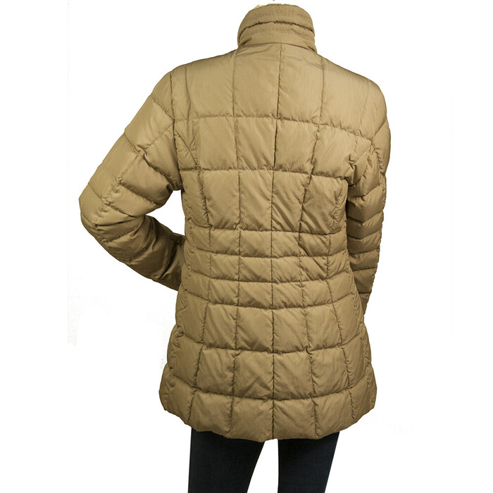 MONCLER Beige Quilted A - Line Down Filing Basic Winter Jacket size 1