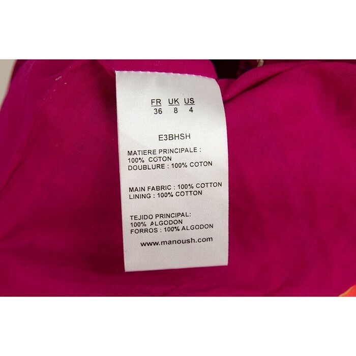 Manoush Ethnic Hippie Magenta Purple Embroidery Shorts Summer Holiday sz 36