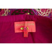 Manoush Ethnic Hippie Magenta Purple Embroidery Shorts Summer Holiday sz 36