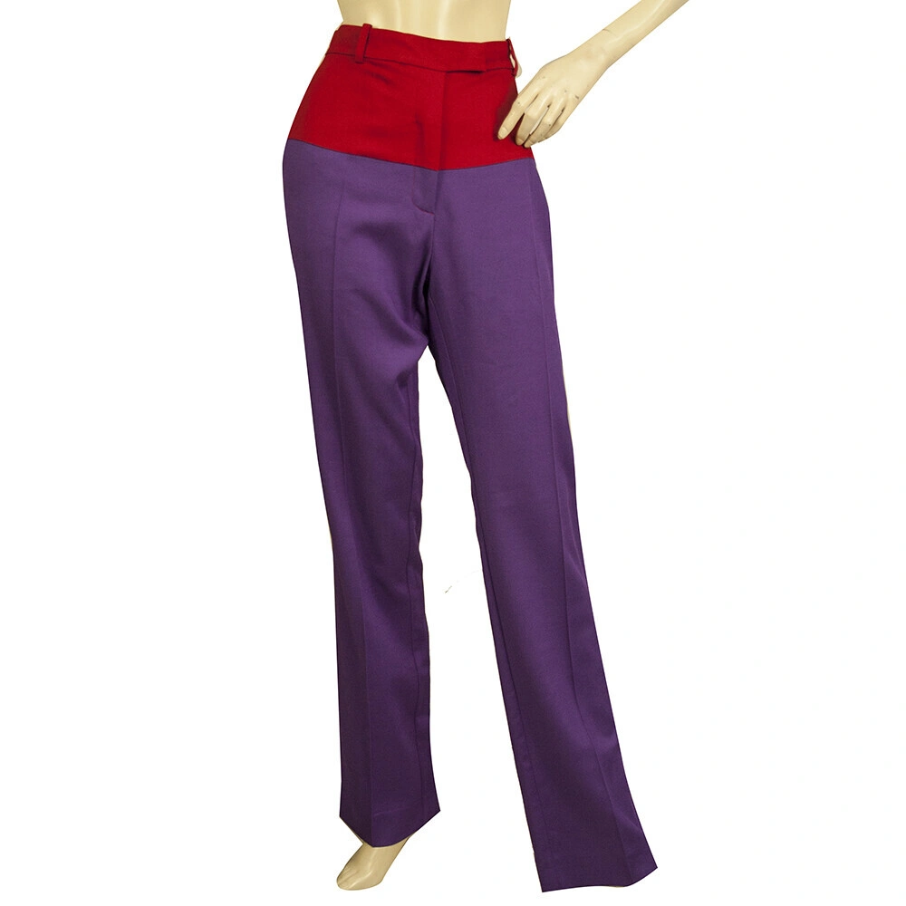 Purple Fabric Pinko Pants