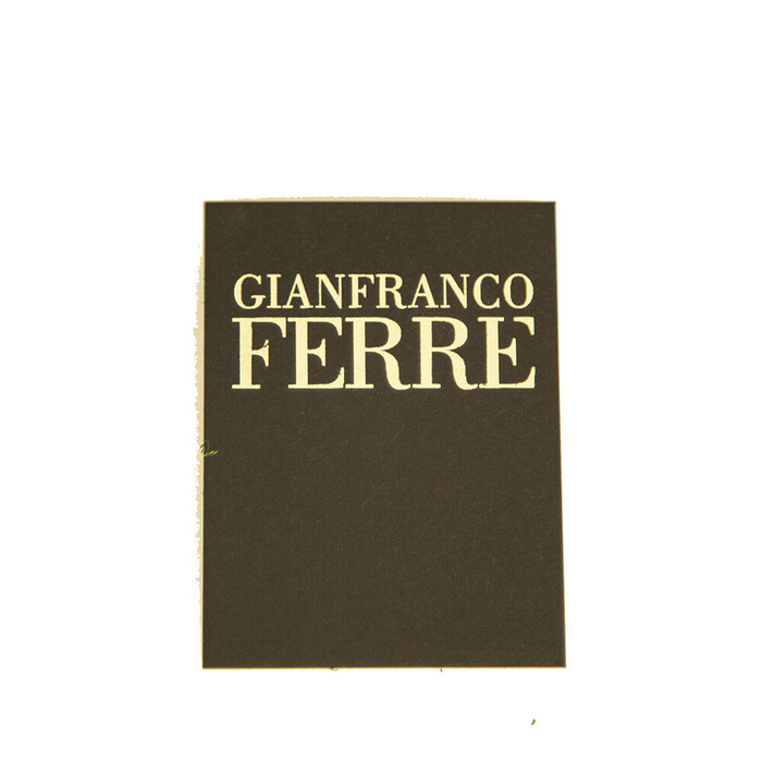 Gianfranco Ferre Black Leather New Unisex Men Card Case Holder Pocket Wallet