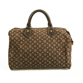 LOUIS VUITTON Speedy 30 Monogram Idylle Mini Lin Satchel Bag Shoulder Bag