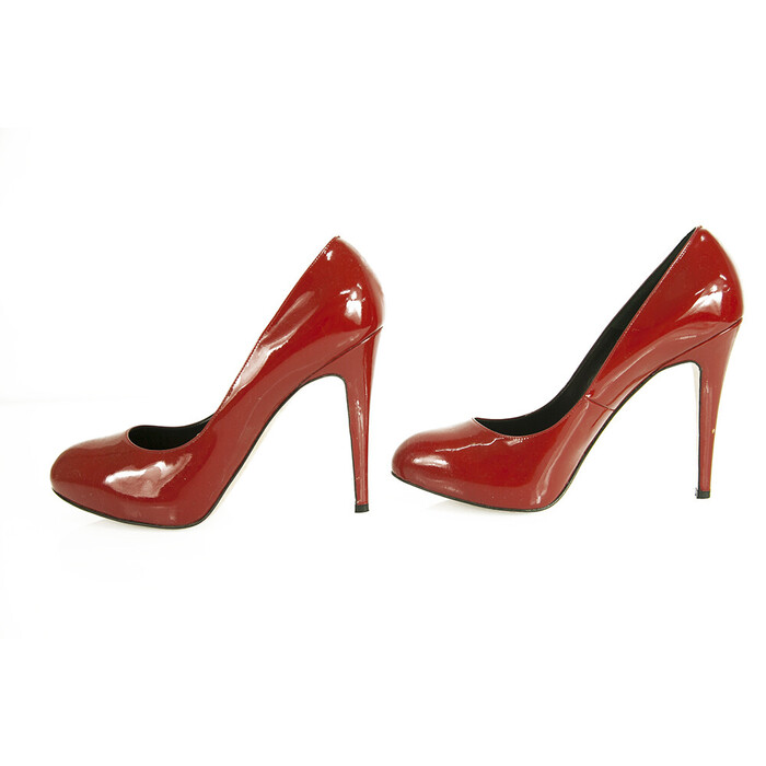 Brian Atwood Red Patent Leather High Heel Pumps Shoes size Eur 40.5