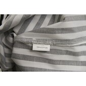 Citron & Miel Black & White Striped Button Down Wide Sleeves Cotton Shirt size 2