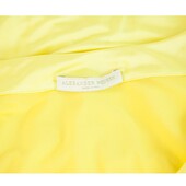 Alexander McQueen Yellow Viscose Fantastic Draped Blouse Long Top sz 40