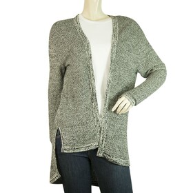 Surface to air Gray Cotton Longer at The Back Cardi Cardigan Top size 36