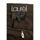 Laurel Dark Brown Straight Leg dress Court trousers pants size 44