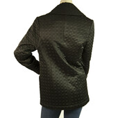 Versus Gianni Versace Black Jacquard Button Front with Pockets Jacket size 42