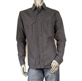 Burberry London Black Blue Plaid Check Shirt Long Sleeve Men' s M