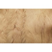 Matthew Williamson Beige Rabbit Fur 3/4 Sleeve Bolero Jacket Coat sz 10UK