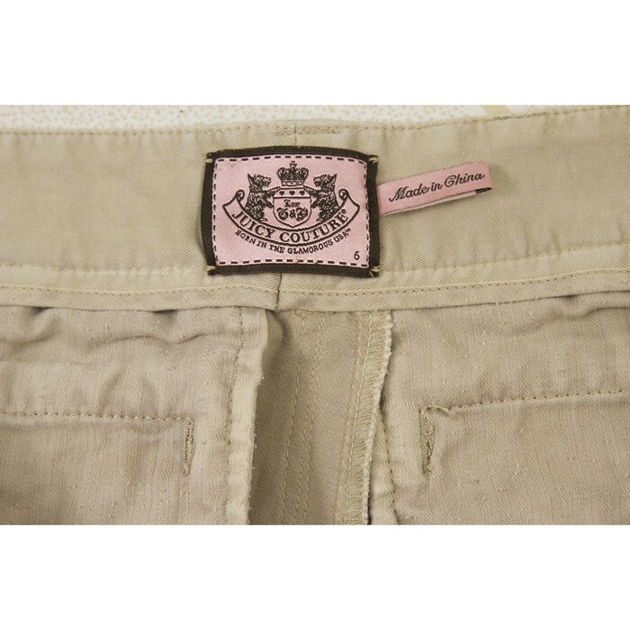 Juicy Couture Sand Beige Bermuda Shorts Summer Holiday - Size 6