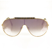 Stella McCartney SC0056S 004 Gold Frame Pink Gradient Mirror Eyewear Sunglasses