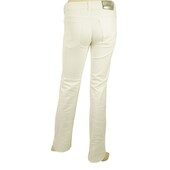 Kiton White Pants Classic Cigarette Baumwalle Cotton Trousers - sz 40