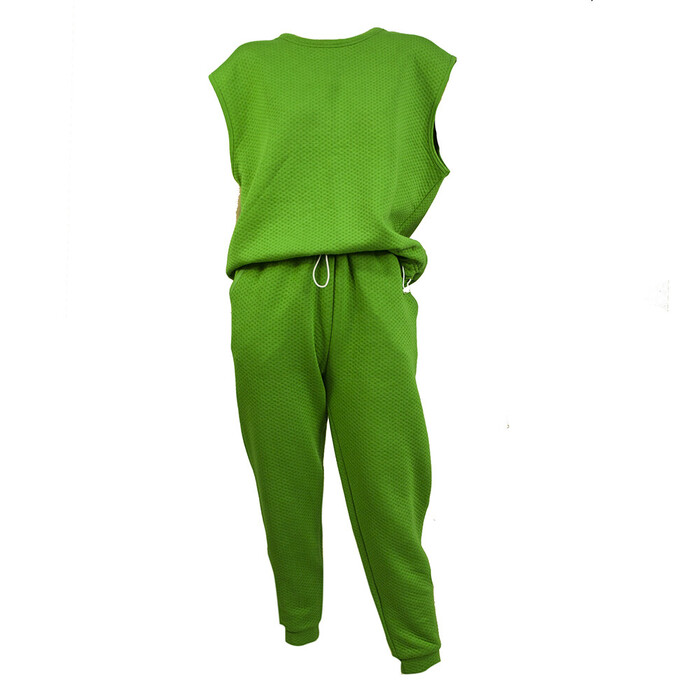 American Vintage Green Sleeveless Top( M/L) Sweat Pants ( S ) Sport Lounge Set