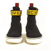 Givenchy Paris George V Sock Blue Yellow Signature Sneakers retailed at 650$