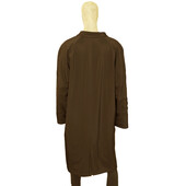 Ermenegildo Zegna brown reversible leather long coat & raincoat size XXL