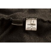 Crossley Anthracite Gray Cotton Summer Cardigan Bolero jacket size S