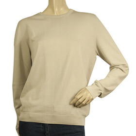 Falconeri Beige Cotton Knit Sweater Long Sleeves Top size 48