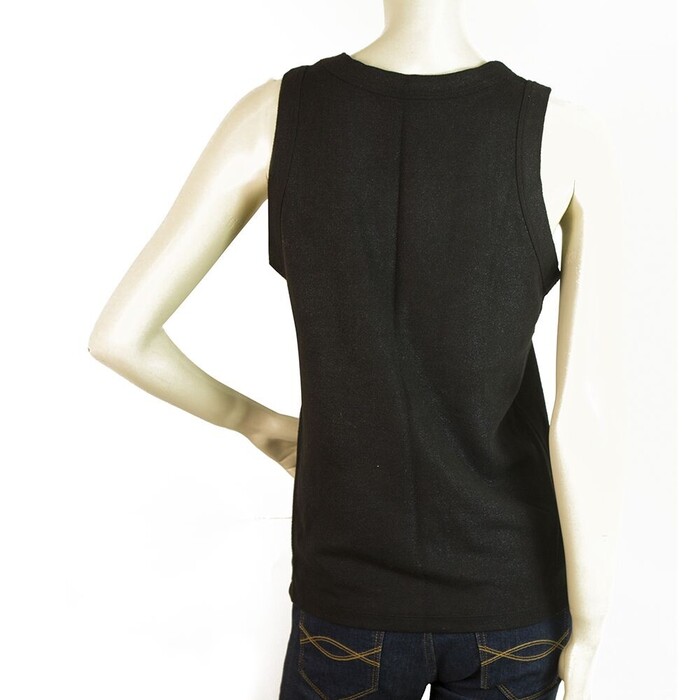 Golden Goose Deluxe Sleeveless Tank Top Black Viscose Blouse size M