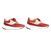 ALEXANDER MCQUEEN Oversized Runner Low-Top Sneakers JOEY Red & baby pink size 37,5