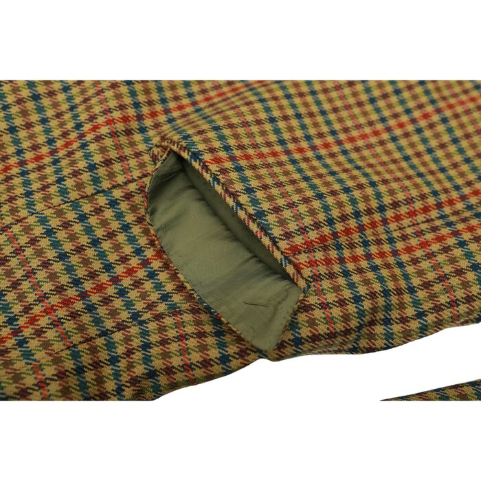 Vintage Austin Reed England Wool Multicolor Check Jacket Blazer size 14