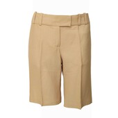 Chloe Beige Linen Blend Bermuda Shorts Trousers Pants size 40