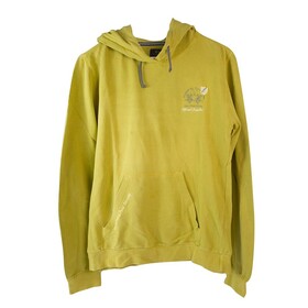 La Martina Junior Mustard Yellow Hooded Top Cotton for boys age 16 years