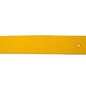 Dsquared 2 yellow leather unisex belt w/square reversed buckle