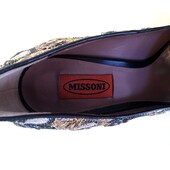 MISSONI amazing colours platform peeptoe pumps brand new  37.5