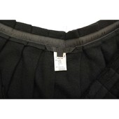 Eva Herzigova Black Color Wool Cashmere Knit Pleated Mini Short Skirt size 44