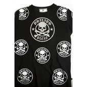 Philipp Plein Junior Black Skulls Top Cotton T - Shirt for boys or girls sz 12