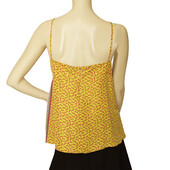 Etro Multicolor Paisley camisole top, spaghetti straps 100% silk Cami size 42