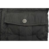 Burberry Black Puffer Removable Hood with Fur Trim Jacket size 14Y XS 164cm tall