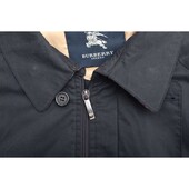 Burberry men's dark blue trench jacket medium length coat size 60