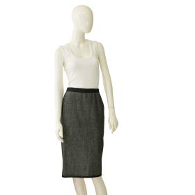 Narciso Rodriguez Black &amp; White Classy Knee Length Court Skirt size 40