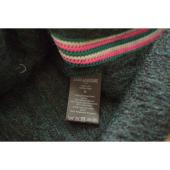 Zadig & Voltaire Vicky Mo Green Mohair Wool Knit Sweater Oversize Top size M