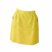 Versace Jeans Couture Yellow Medusa Head Jacket Mini Skirt Set Suit Size 26/ 40