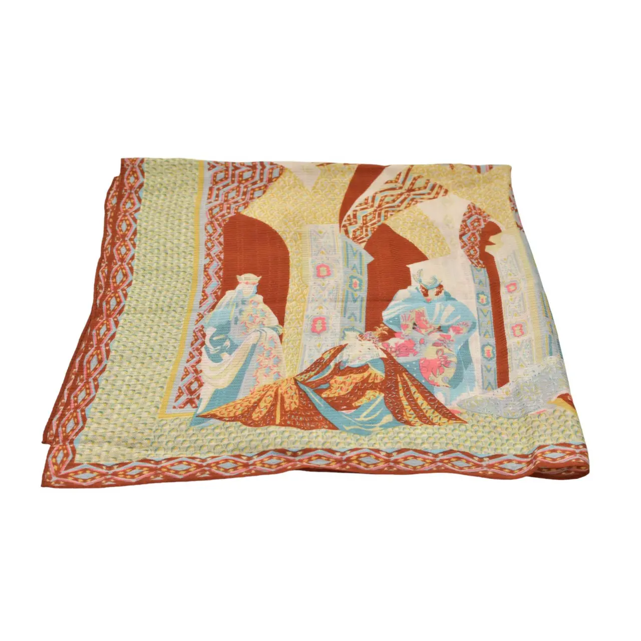 Multicolor Silk Nina Ricci Scarf