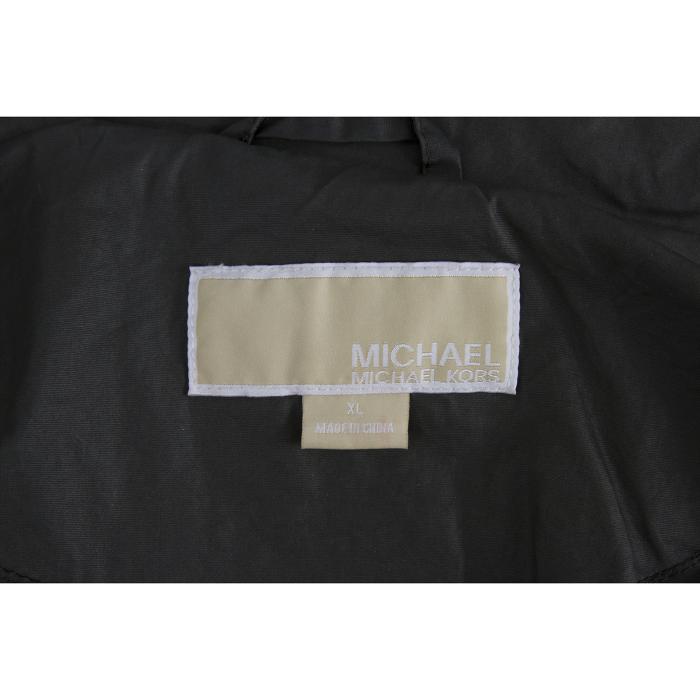 Michael by Michael Kors Khaki & Black Trench Jacket Raincoat size XL