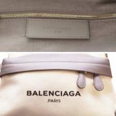 Balenciaga Natural cotton Canvas and Gray leather backpack Rucksack Unisex