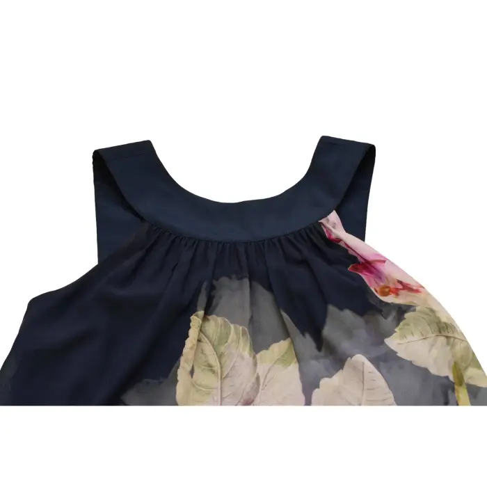 Ted Baker Blue Floral Sleeveless Mini Short Length Dress size