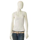 Bottega Veneta Cream Intrecciato Signature Leather Waist Belt size 90/36