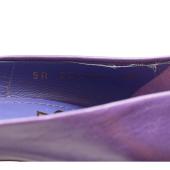 Yves Saint Laurent YSL Tribute Purple Leather Platform Heels Pumps