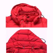 Moncler Giubbotto Red Quilted Puffer Padded Down Long Jacket Coat Parka Size 3