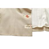 Christian Dior Beige Fitted Jacket & Mini Short Skirt Set Suit Size Fr 40 UK 12