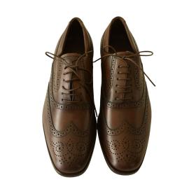 TOD&#039;s brown leather Brogues lace-up low top dress shoes size 8, EU 42 NWOTB